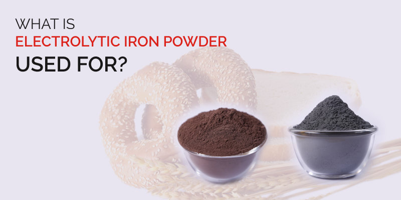 What is Electrolytic iron powder used for?