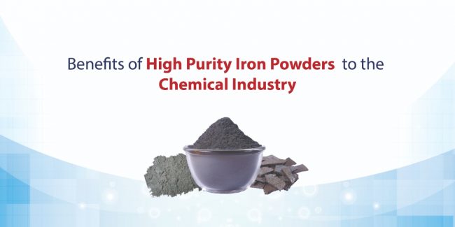 BENEFITS OF HIGH PURITY IRON POWDERS TO THE CHEMICAL INDUSTRY