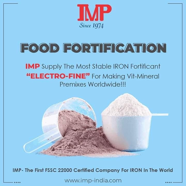Why Iron Powders best for Iron fortification of foods?