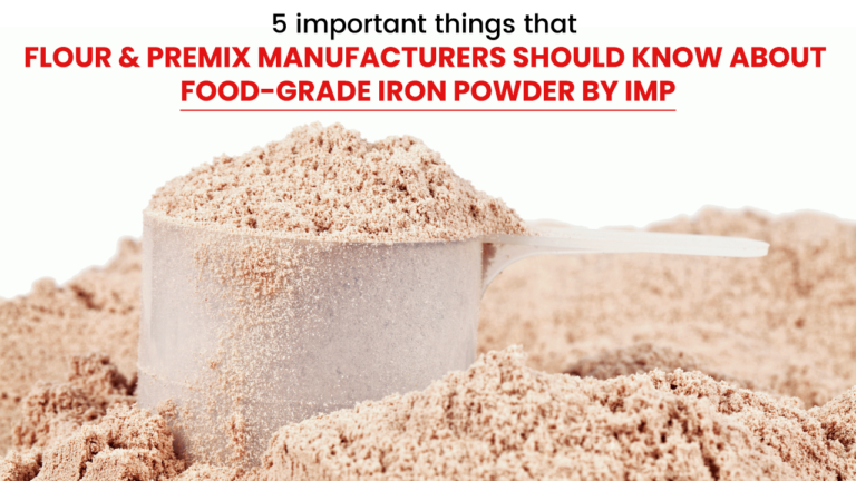 Six important things about food-grade iron powder