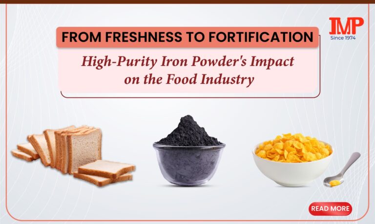 From Freshness to Fortification High-Purity Iron Powder's Impact on the Food Industry