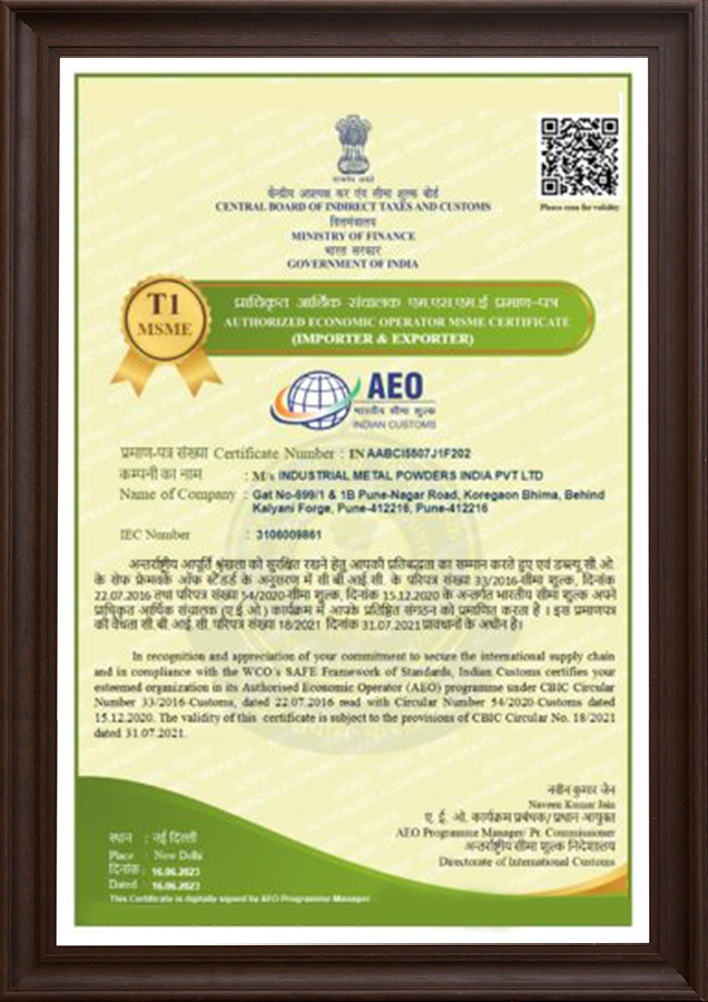 Authorized Economic Operator