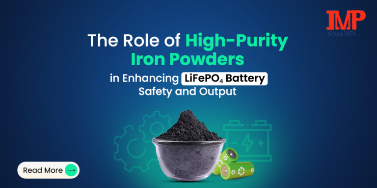 The Role of High-Purity Iron Powders in Enhancing LiFePO₄ Battery Safety and Performance